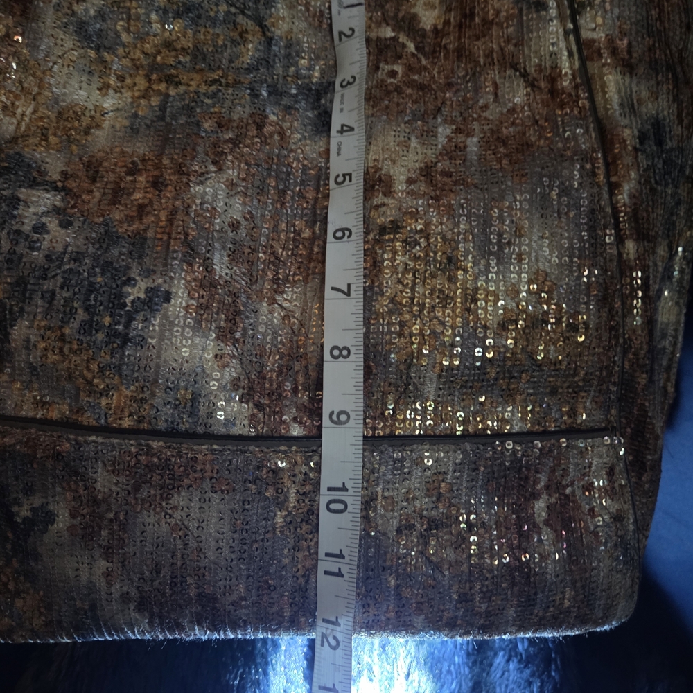 Enzo Angiolini Metallic Multicolor Sequin Tote - Picture 11 of 12
